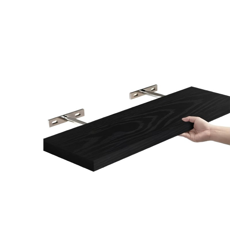 Étagère murale flottante en bois - Fixation invisible