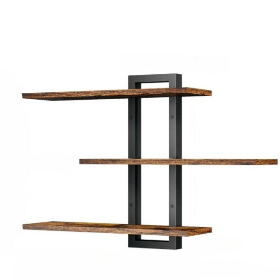 Étagère murale flottante en bois, 3 niveaux